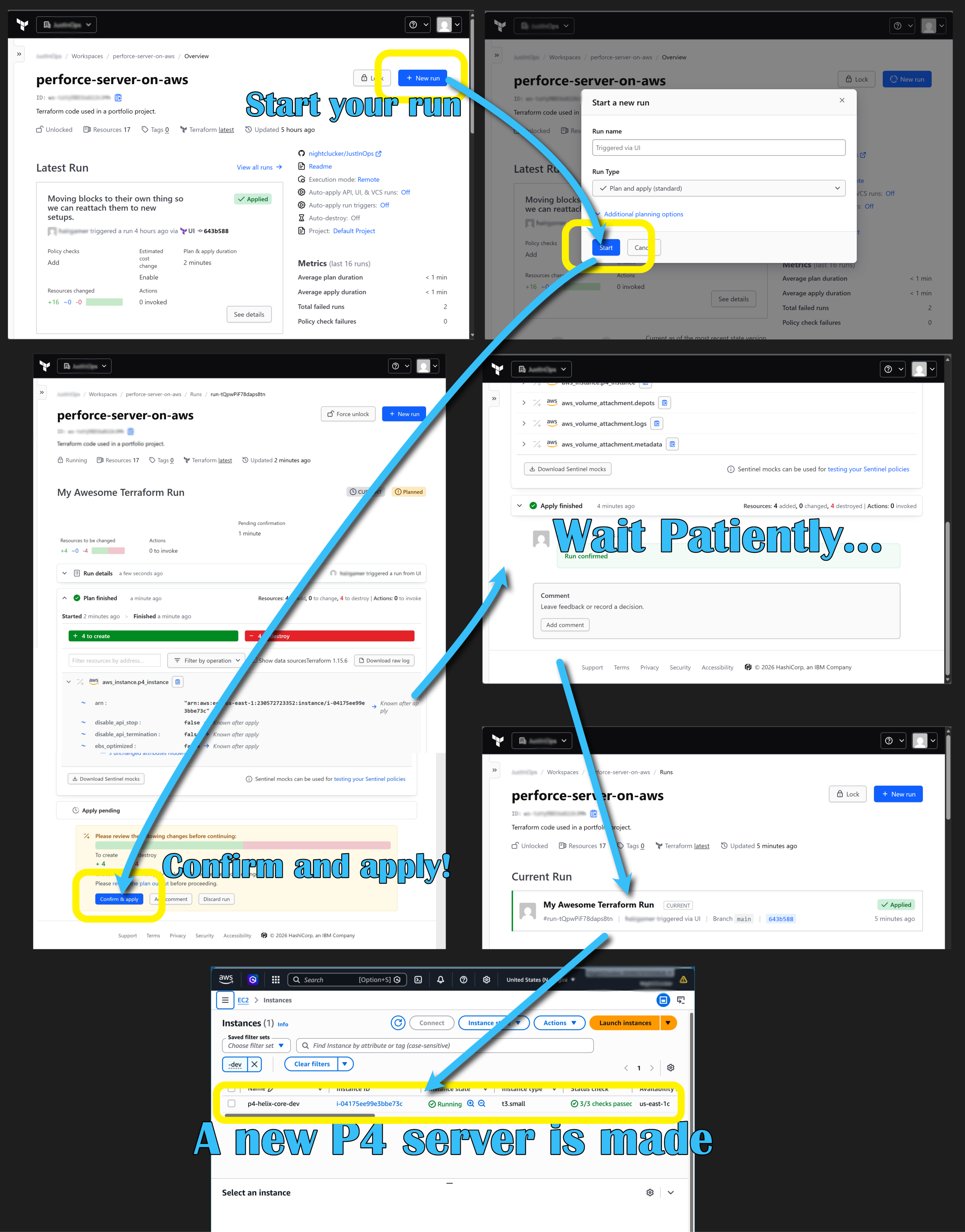 Terraform Cloud to AWS Workflow
